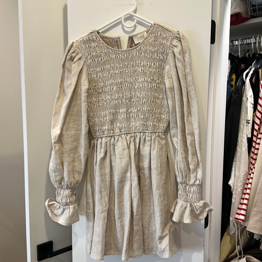 Dish Smocked Mini Dress